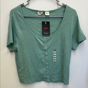 Levi's Green Women's Top